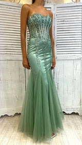 Abito Sirena Paillettes e Tulle