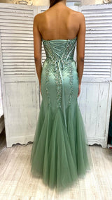 Abito Sirena Paillettes e Tulle