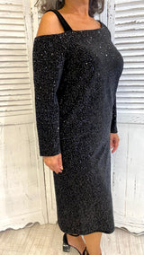 Abito Velluto Paillettes