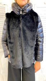 Piumino con Gilet in Ecopelliccia by NOsecrets