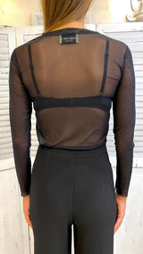 T-shirt Rete Diamanti