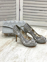 Scarpa Effetto Pizzo e Strass by Menbur