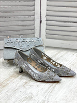 Scarpa Effetto Pizzo Strass by Menbur