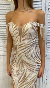 Abito Omerale Pailettes