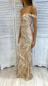 Abito Omerale Pailettes