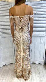 Abito Omerale Pailettes