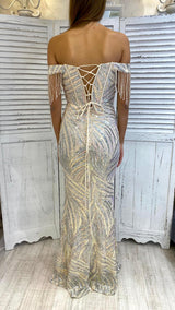 Abito Omerale Pailettes