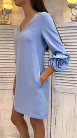 Abito Rosa su Maniche