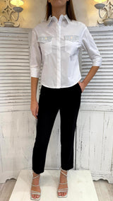 Camicia Tasche Diamanti