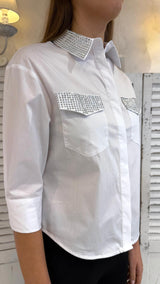 Camicia Tasche Diamanti