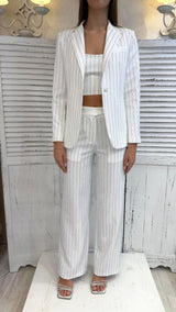 Blazer Gessato Diamanti