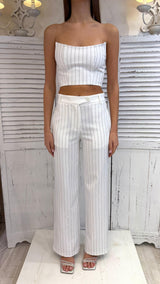 Top Gessato Diamanti