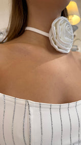 Chocker Rosa Diamanti