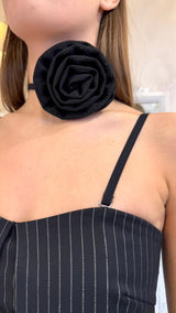 Chocker Rosa Diamanti