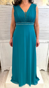 Abito Voile e Perline