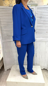 Tailleur Curvy Blu