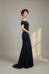 Abito Sirena con Fiocco Raso