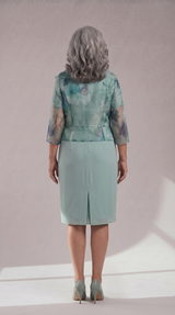 Tubino con Giacca Organza