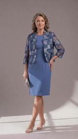 Tubino con Giacca in Organza