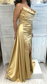 Abito Curvy Gold