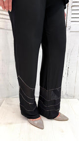 Pantalone Jersey Strass