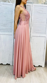 ABITO CON CORPETTO IN TULLE E PIZZO BY STRAVAGANZE