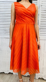 ABITO PLISSE' ARANCIONE BY CORTE DEI GONZAGA