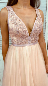 ABITO CON CORPETTO RICAMATO