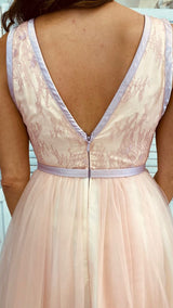 ABITO CON CORPETTO RICAMATO