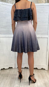 ABITO GLITTERATO ROSA/GRIGIO ANTRACITE BY STRAVAGANZE