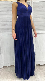 Abito Glitter Plissettato by Stravaganze