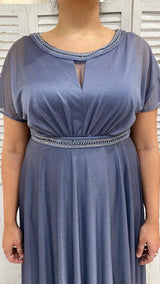 Abito Curvy con Girocollo di Perle by Stravaganze