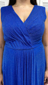 Abito Curvy Corto Drappeggiato By Solo Gioie