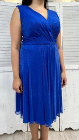 Abito Curvy Corto Drappeggiato By Solo Gioie