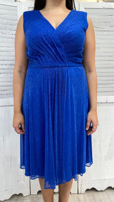 Abito Curvy Corto Drappeggiato By Solo Gioie