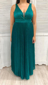 Abito Curvy Lurex Plissettato by Stravaganze