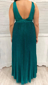 Abito Curvy Lurex Plissettato by Stravaganze
