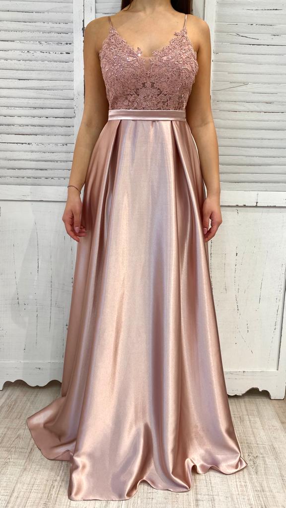 Gonna Midi In Raso E Pizzo Asimmetrico – Poliestere, Vita Alta Con Elastico, Stile Y2K, Taglie S/M/L