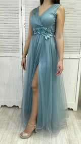 Abito in Tulle con Ricamo in Vita by Stravaganze