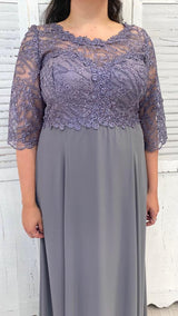 Abito Curvy Corpetto in Pizzo by Stravaganze