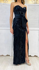 Abito Lungo Nero by Fracomina