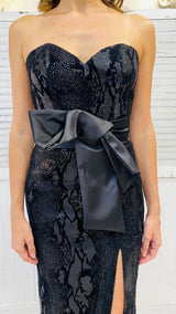 Abito Lungo Nero by Fracomina