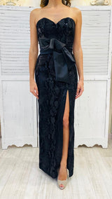 Abito Lungo Nero by Fracomina