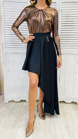 Maxi Gonna Asimmetrica by Fracomina