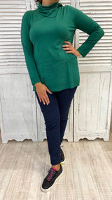 Maglia Verde con Borchiette by Luisa Viola