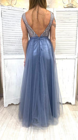 Abito con Corpetto Ricamato