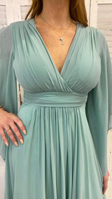 Abito ASIA in Voile con Manica Lunga by ViaMonteNapoleone