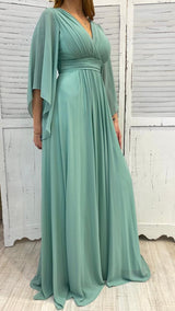 Abito ASIA in Voile con Manica Lunga by ViaMonteNapoleone