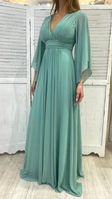 Abito ASIA in Voile con Manica Lunga by ViaMonteNapoleone