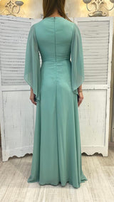 Abito ASIA in Voile con Manica Lunga by ViaMonteNapoleone